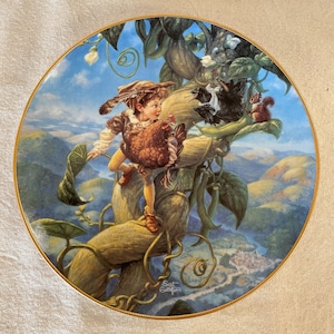 Jack and the Beanstalk Collector Plate | Scott Gustafson 1992 | Knowles China Co