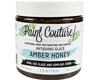Amber Honey Antiquing Glaze by Paint Couture - Wood Stain & Topcoat