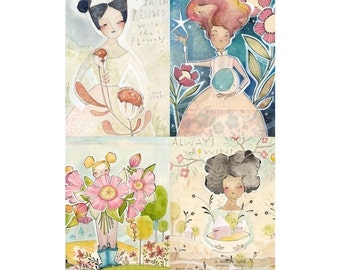 Roycycled Treasures The Ladies Decoupage Tissue Paper - 20" x 30"