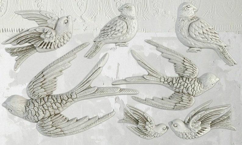 IOD Birdsong 6\u00d710 Decor Mould