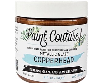 Copperhead Metallic Glaze by Paint Couture - Wood Stain & Topcoat
