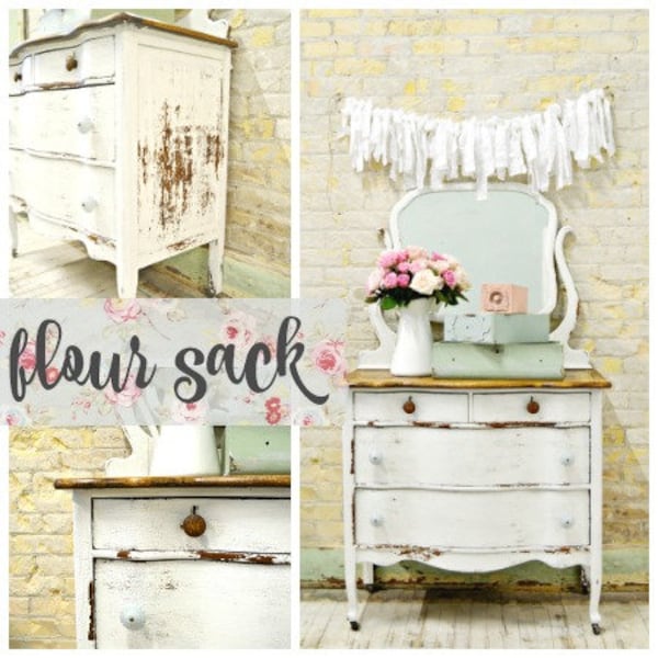 Flour Sack Milk Paint by Sweet Pickins