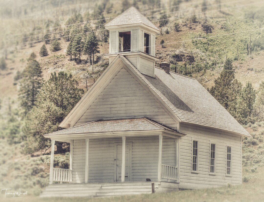 The Old School House Fine Art Digital Print - Etsy