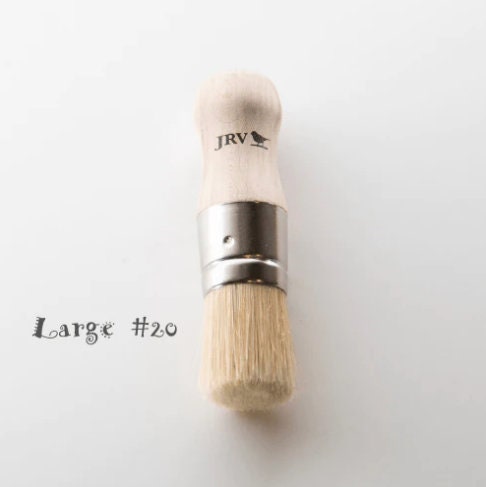 Chalk Furniture Paint Brush 2 Large Natural Boar Hair for Waxing or  Stenciling Your Next Project. 