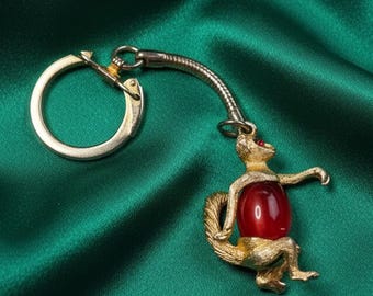 Vintage 18k Gold Three Monkey Pendant: Chrysophrase Stone Charm - Etsy