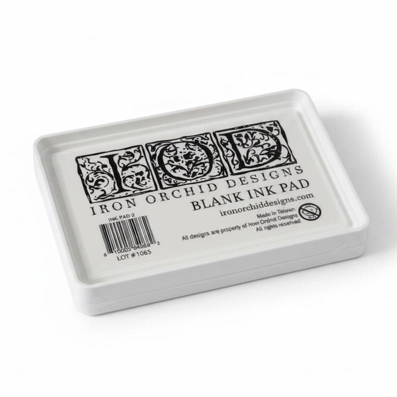 OD Blank Ink Pad by Iron Orchid Designs - 4" x 2.75" Reusable