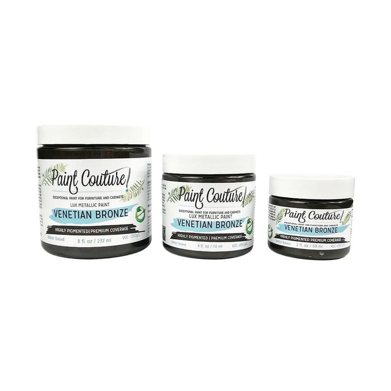 Venetian Bronze Lux Metallic Paint - Paint Couture | Smooth Satin Finish