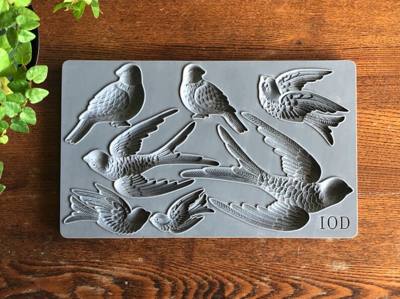 IOD Birdsong 6\u00d710 Decor Mould