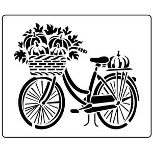 Fall Bicycle Stencil - JRV - 15mil Thickness