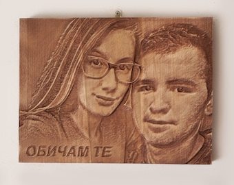 custom wood carving, custom photo,  custom message, wood carving picture, family custom carving for wall decor,