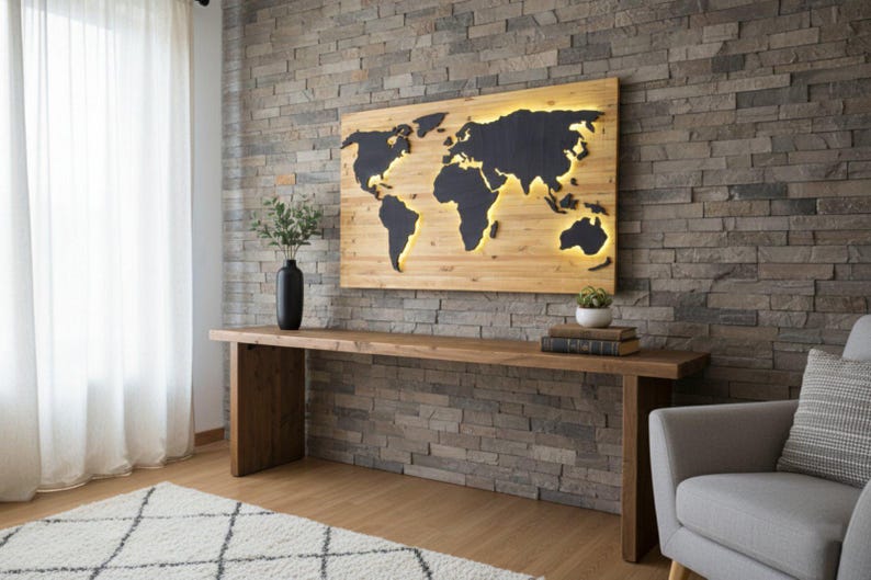 lighted home decor