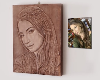 wood carving art, engraved faces on wood, wood carving picture, family custom carving for wall decor,