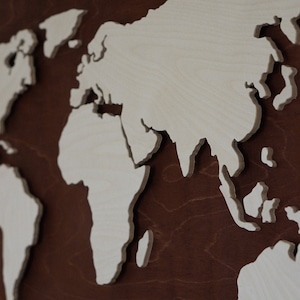 world map home decor