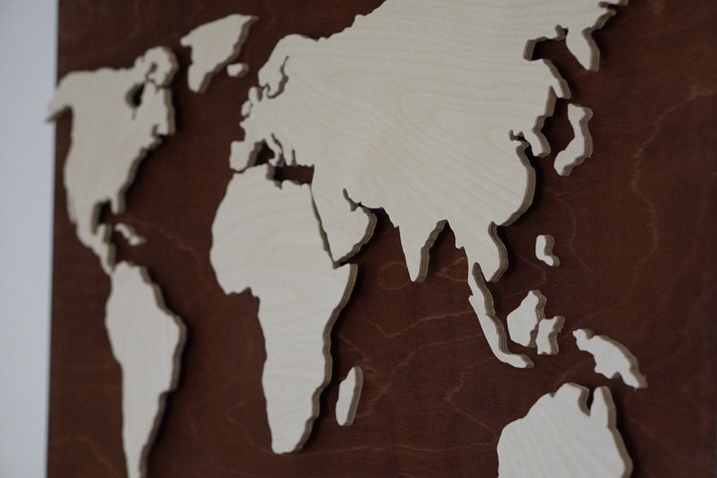 world map home decor