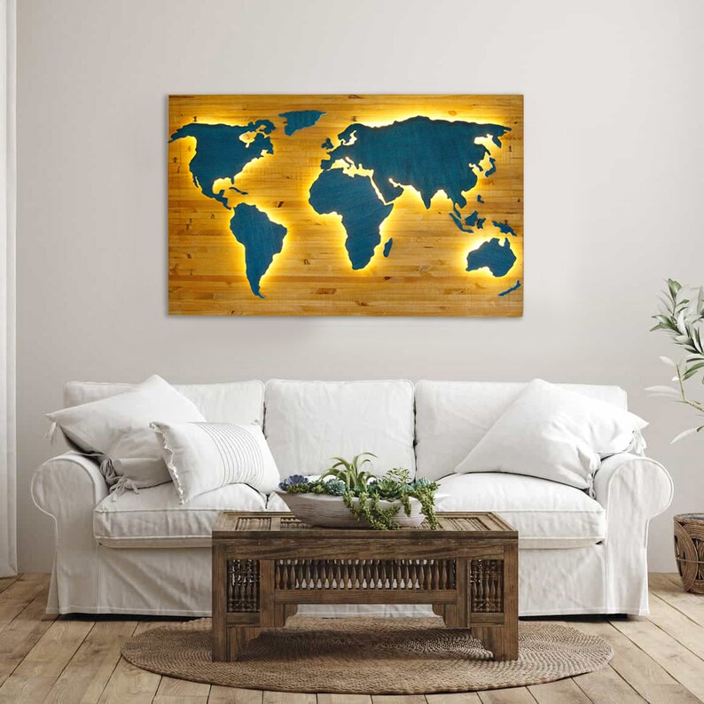 light up your living room map