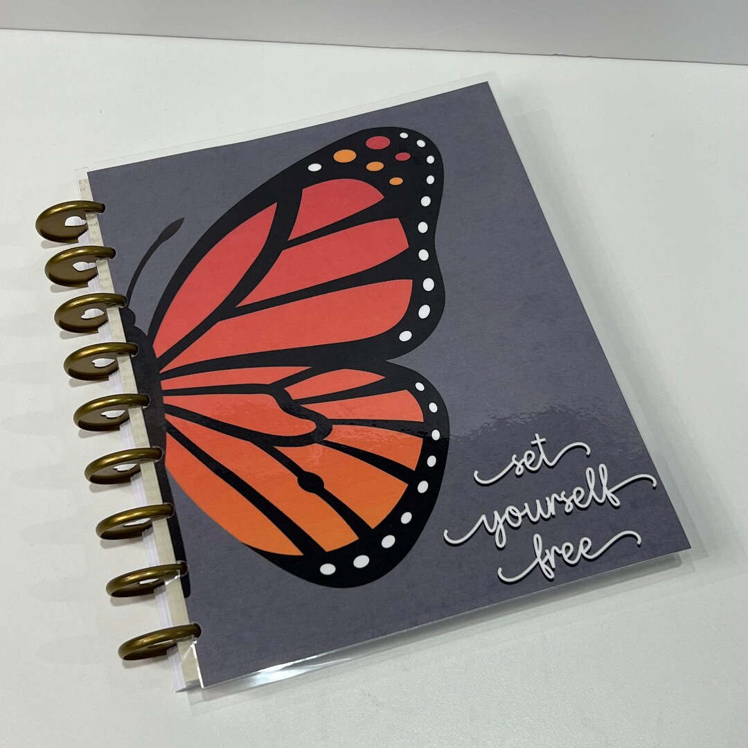 Happy Planner Classic Front and Back Cover Butterfly Etsy