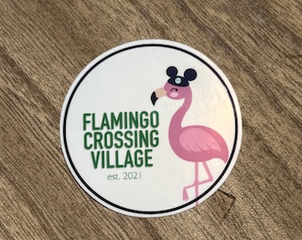 Flamingo Crossing Village Est. 2021 Disney College Program Sticker