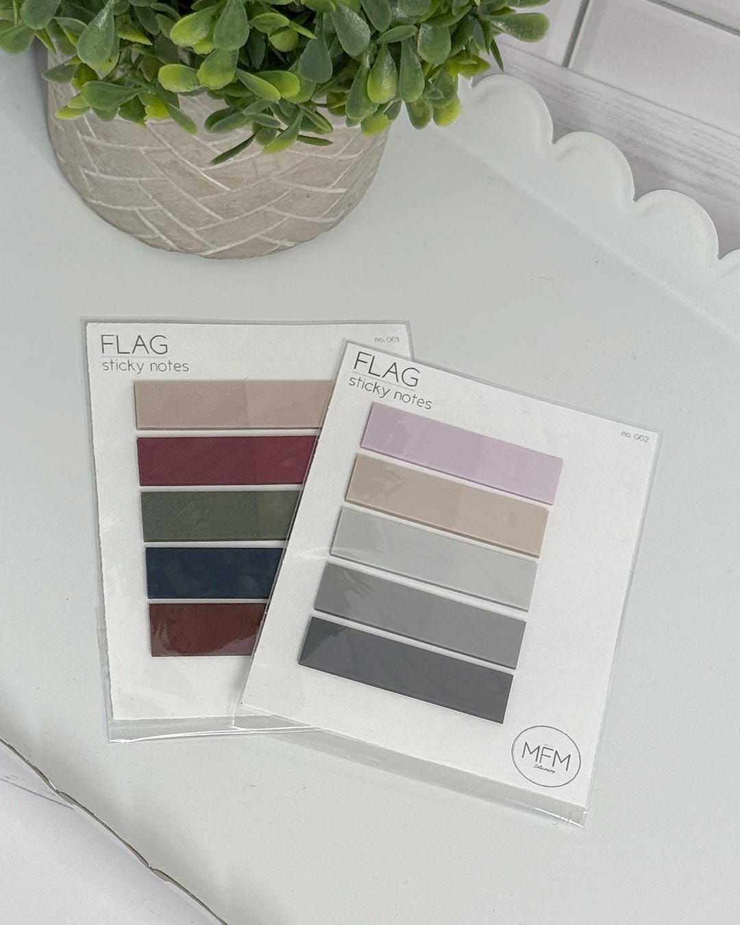 Transparent Sticky Note Flags - 5 Color Set - Etsy