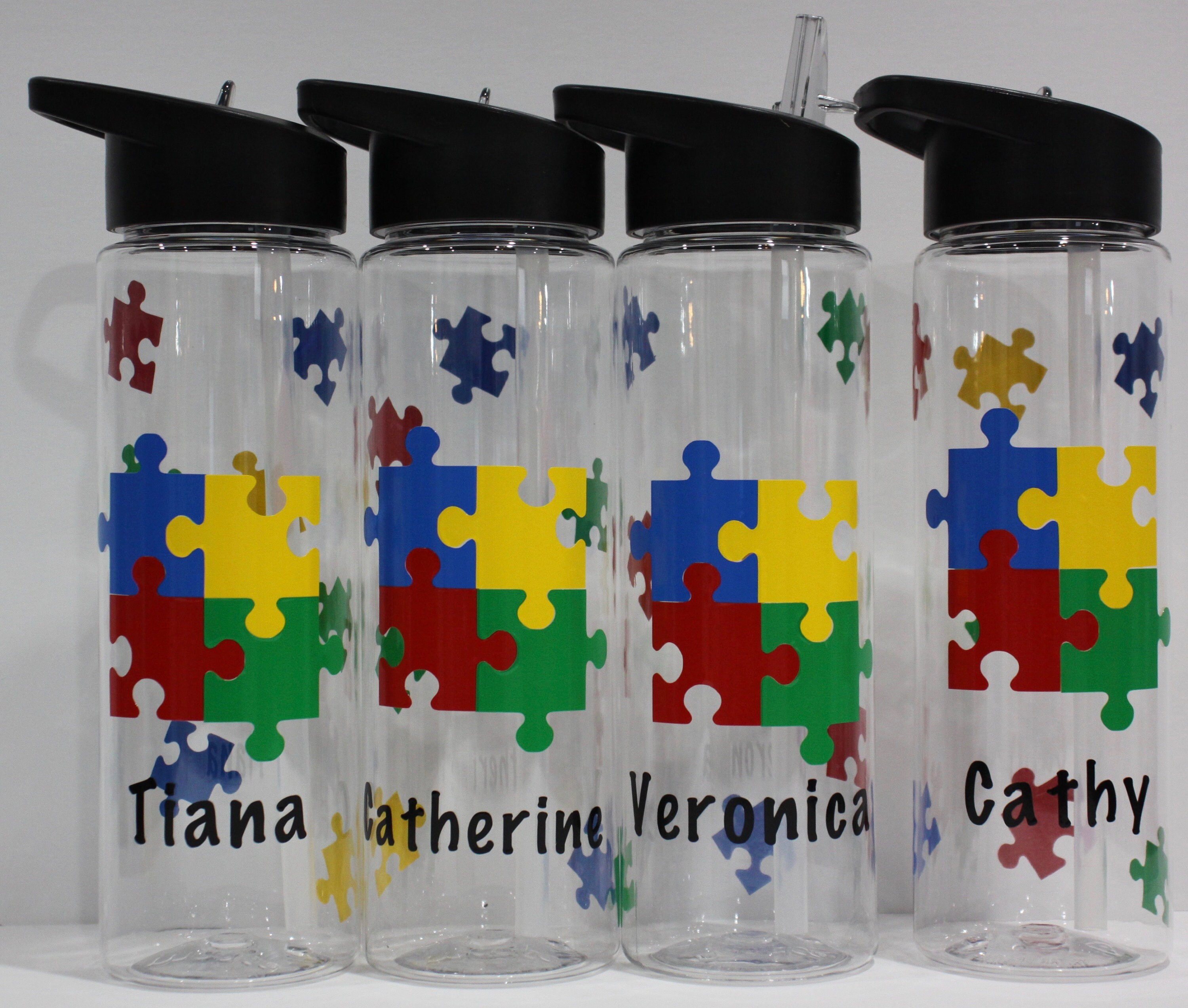 Autism Awareness Water Bottle Autism Summit Water Bottle Etsy