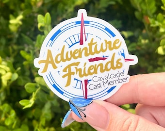 Adventure Friends Cavalcade Sticker | Cast Member Sticker | Disney Parade