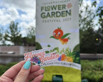 International Flower and Garden Festival  Sticker  - EPCOT Inspired