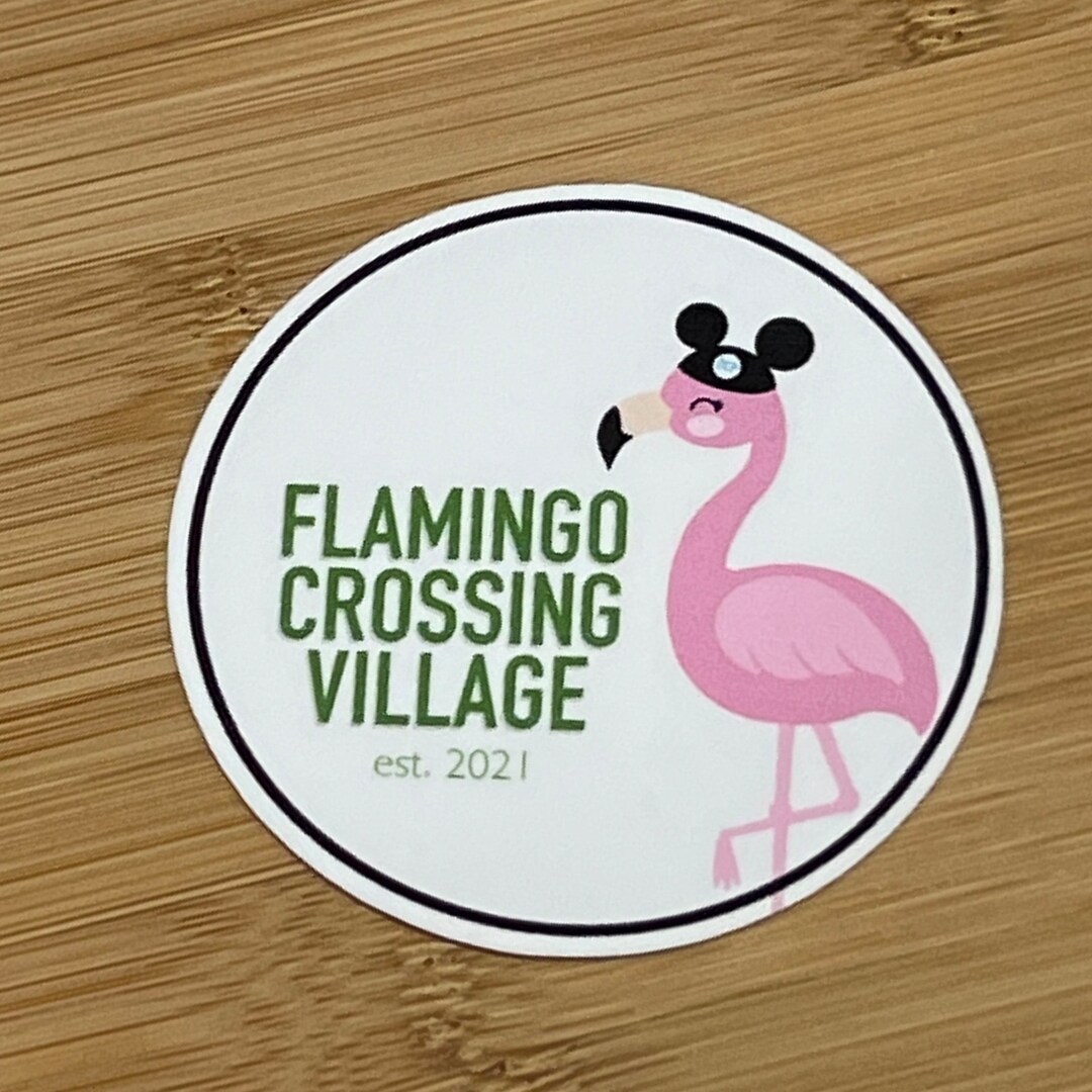Flamingo Crossing Village Est. 2021 Disney College Program Sticker - Etsy