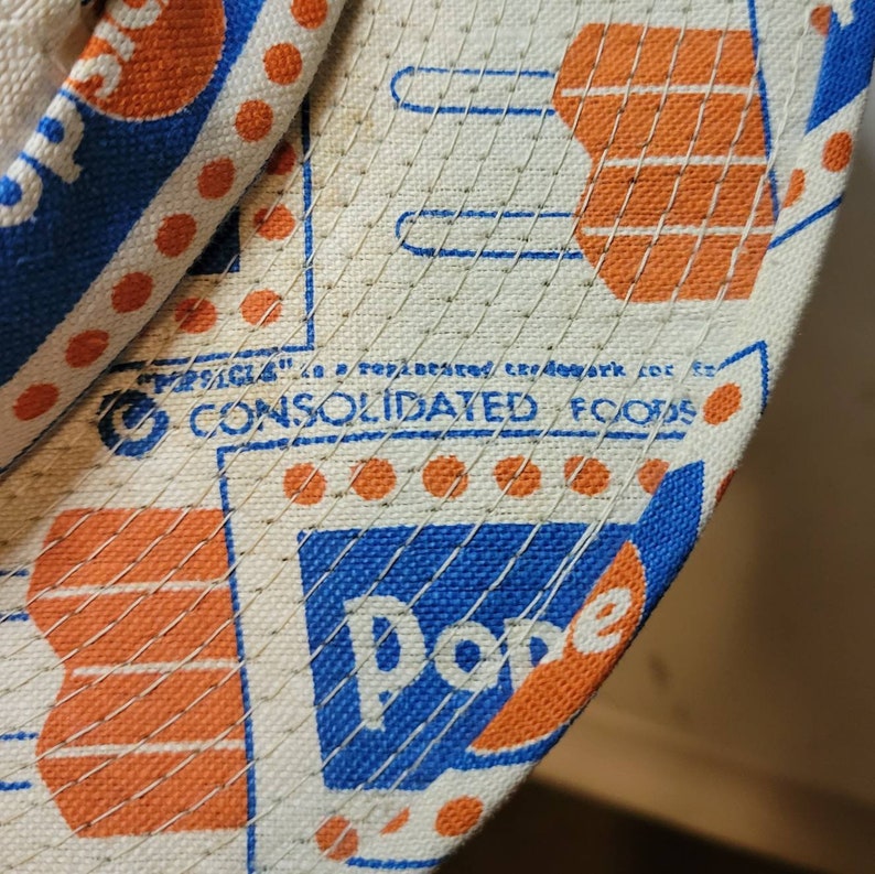 RARE Vintage 1970s Popsicle Brand Logo All Over Print Bucket Etsy