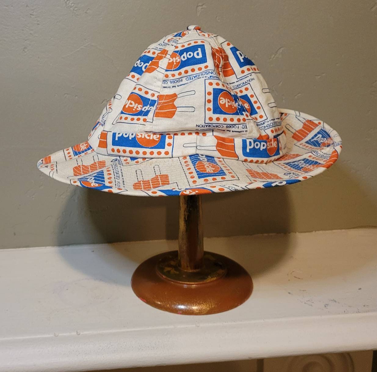 RARE Vintage 1970s Popsicle Brand Logo All Over Print Bucket Etsy