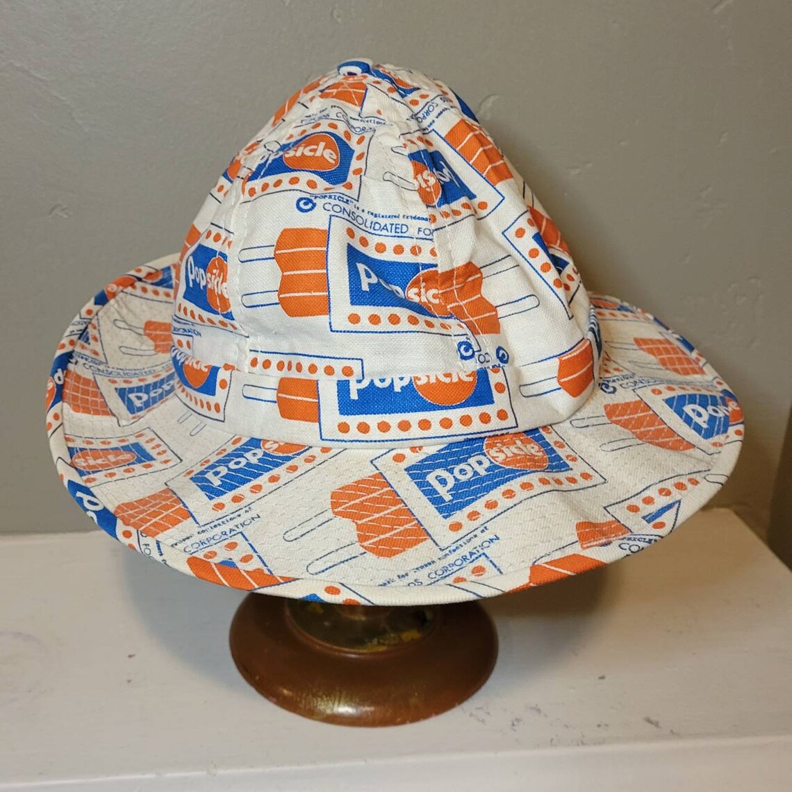 RARE Vintage 1970s Popsicle Brand Logo All Over Print Bucket Etsy
