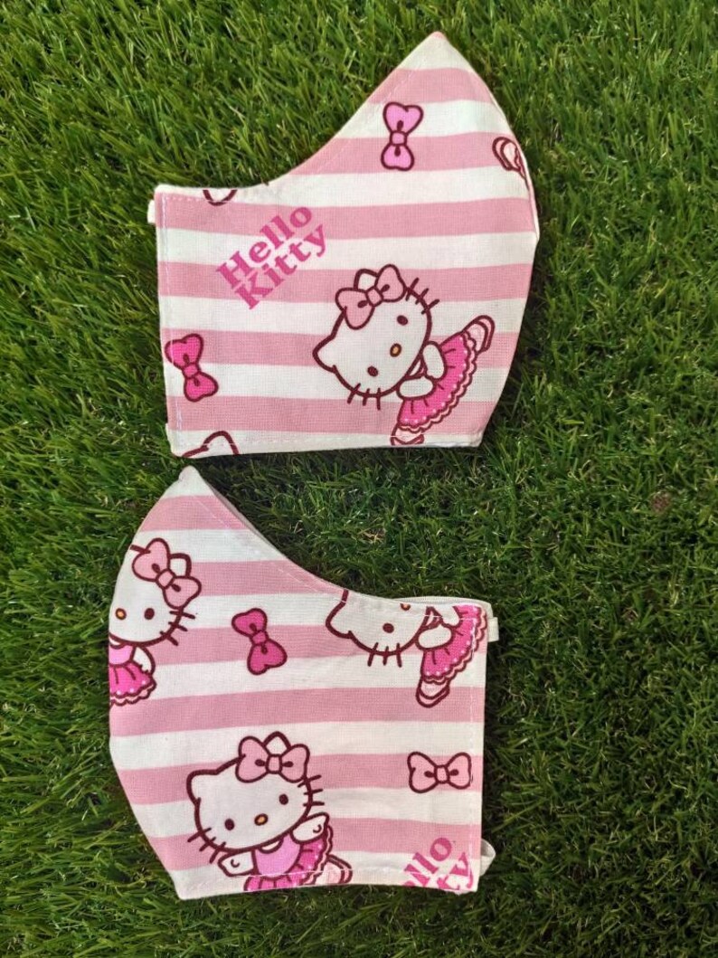 Pink Hello Kitty mouth mask Etsy