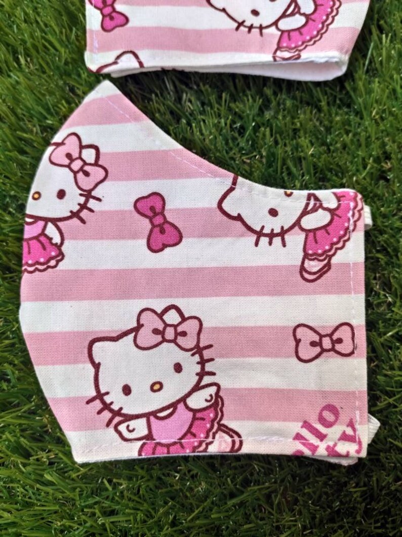 Pink Hello Kitty mouth mask Etsy