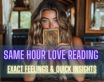 Same Hour Liebeslesung, Liebes-Tarot-Lesung, Beziehungs-Lesung, Genaue Gefühle, sehr detaillierte Liebes-Tarot-Lesung, Genaue Gedanken