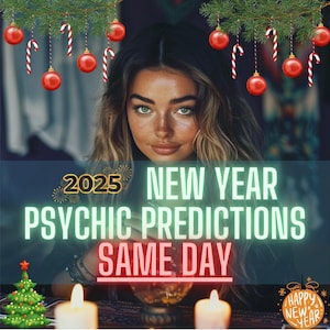 Predicciones psíquicas para el Año Nuevo 2025, Lectura de cartas del tarot 2025, Lectura 2025, Lectura del amor, Lectura del tarot 2025, Lectura psíquica