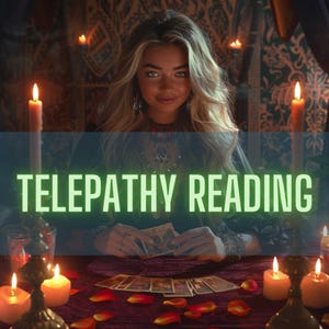 Same Hour Telepathy Reading,  What&#39;s on Their Minds, Telepathy Tarot, Psychic Reading Same Day Tarot Reading, Mind Reading, Empathy