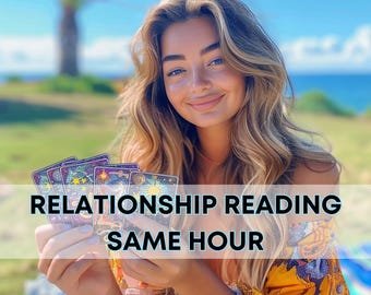 Relationship and Ex Lover Analysis, In Depth Love Reading, Couple Reading, Love TarotReading, Same Hour, Comprehensive Insights,