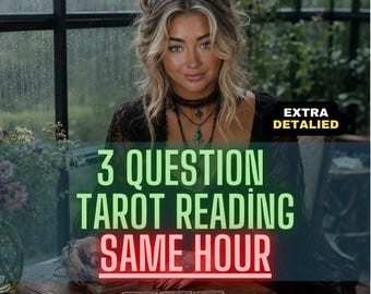 Lectura de Tarot de 3 Preguntas, a la misma hora, Perspectiva Psíquica Profunda. ¡Recibe tus respuestas rápidamente! Guía detallada sobre el amor, la carrera y el futuro.