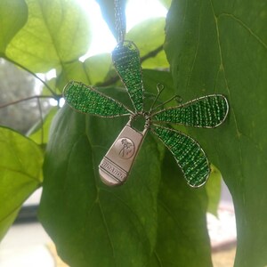 Palm Tree Dark Green Luggage Zipper Pull Pendant