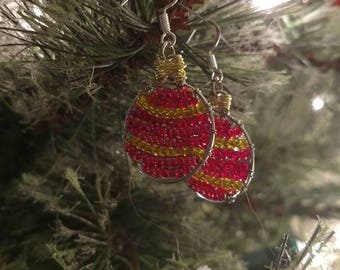 Christmas Bauble Earrings