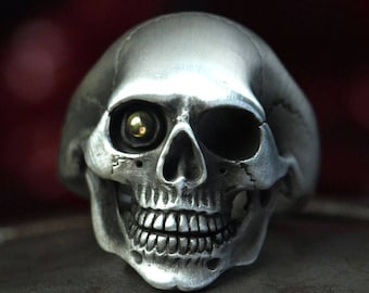 Skull Ring OMEGA GOLDEN EYE