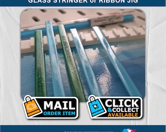 Glass Ribbon Jig: Stained Glass Fusing, Jewelry Making - 3D Printed