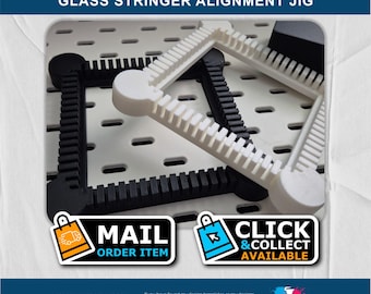 10cm Glass Ribbon Jig: 3D Printed Stained Glass Fusing Tool with Storage Bag