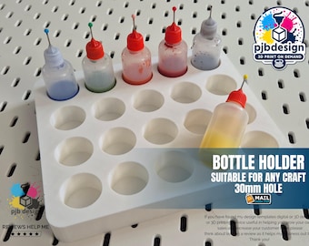 3D Printed Craft Supply Organizer: Glitter, Resin, Ink Storage