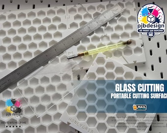 Portable Glass Cutting HoneyGrid: Stained Glass, Fusing, Jewelry Making