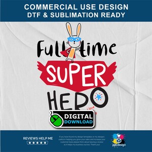 Fathers Day Super Hero Multi-Use Design Template: Father's Day (Digital Download)