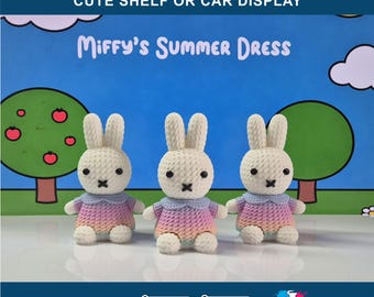Miffy Knitted Effect Figure, Easter or I Love You Gift Idea