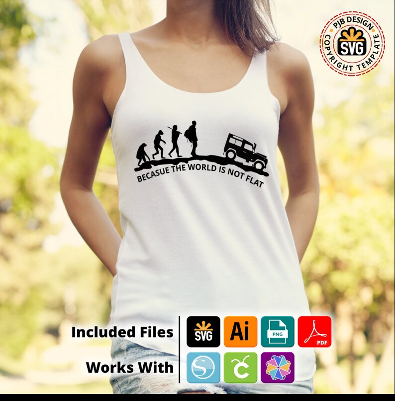 Land Rover Flat Earth Evolution Adventure Shirt Design Htv Etsy