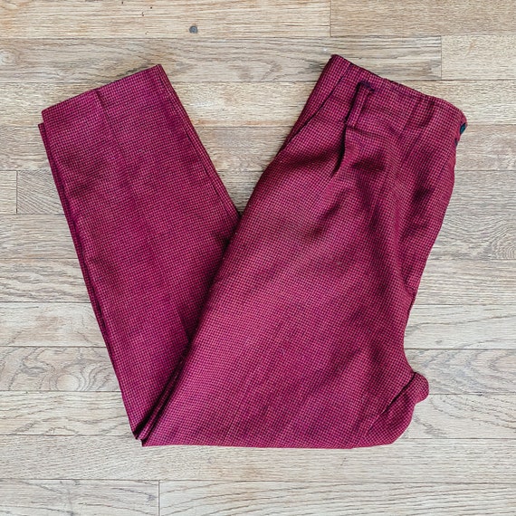 Vintage 1990’s Streetwear Houndstooth Pants Size 7