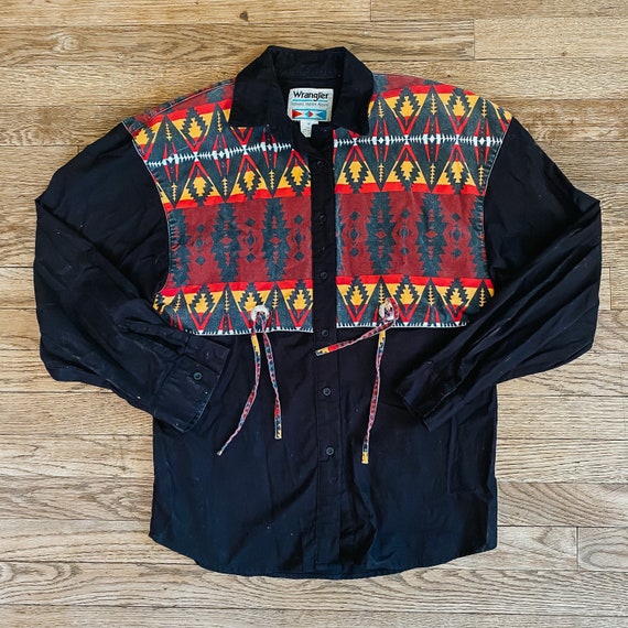 Vintage Wrangler Western Shirt Size Medium