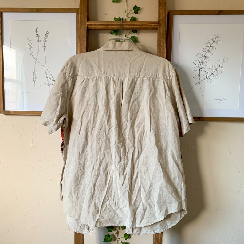 Vintage 1980\u2019s Beaded Blouse Size Large