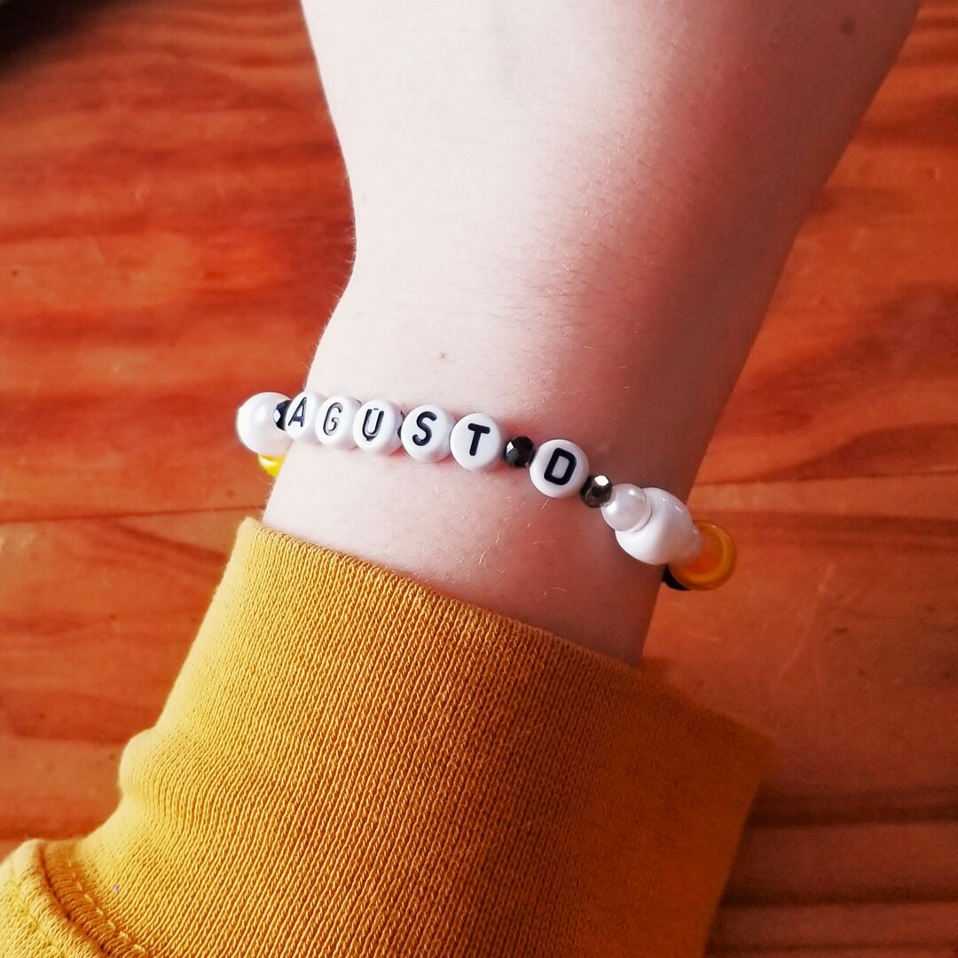AGUST D SUGA Min Yoongi Bracelet Etsy